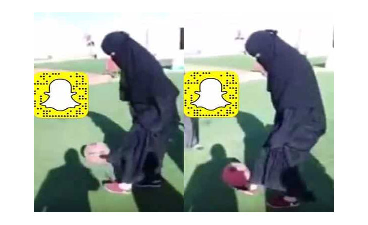 بالفيديو: فتاة سعودية تبهر الحاضرين بمهارتها في كرة القدم